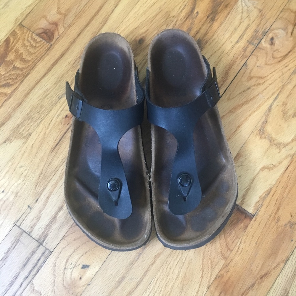 Birkenstock Gizeh black sandals 39